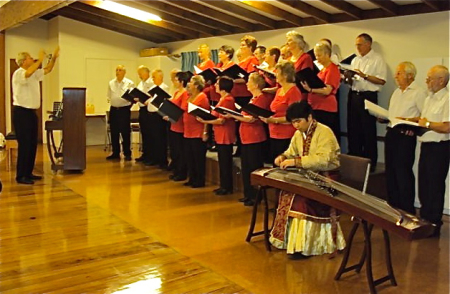 HBC Singers fundraising at Whangaparaoa Lions