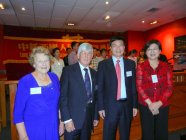 Elaine Richmond, Wellington President Bernie Richmond, Ambassador Xu Jianguo, Mme Ni Li