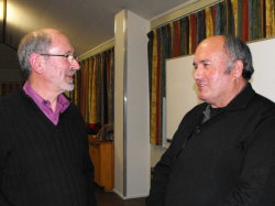 SI Vice-president Dave Adamson with Alan Laurie