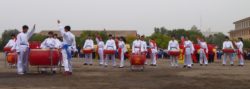 Drumming at SBS Sports Day