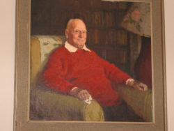 Portrait of Rewi Alley, presently in Youxie's office (used to be Rewi's Beijing appartment).  Painted by Deng Bangzhen, one of the boys adopted by Rewi.