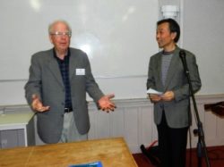Wellington President Michael Powles and Prof Bo Zhiyue