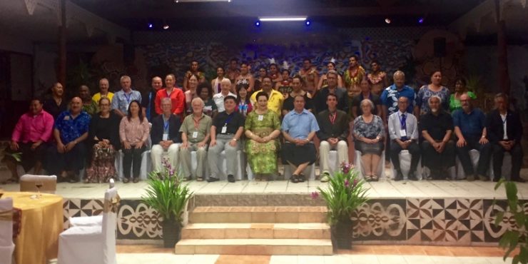 All the delegates to the inaugural conference of the Pacific-China Friendship Association, in Tonga, October 2016