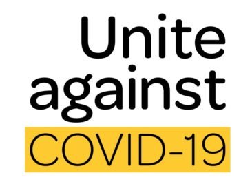 Unite against COVID-19 Logo