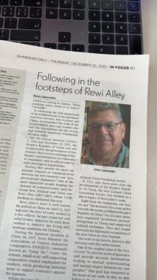 'People-to-people diplomacy' and the role of Rewi Alley in forging the NZ-China relationship