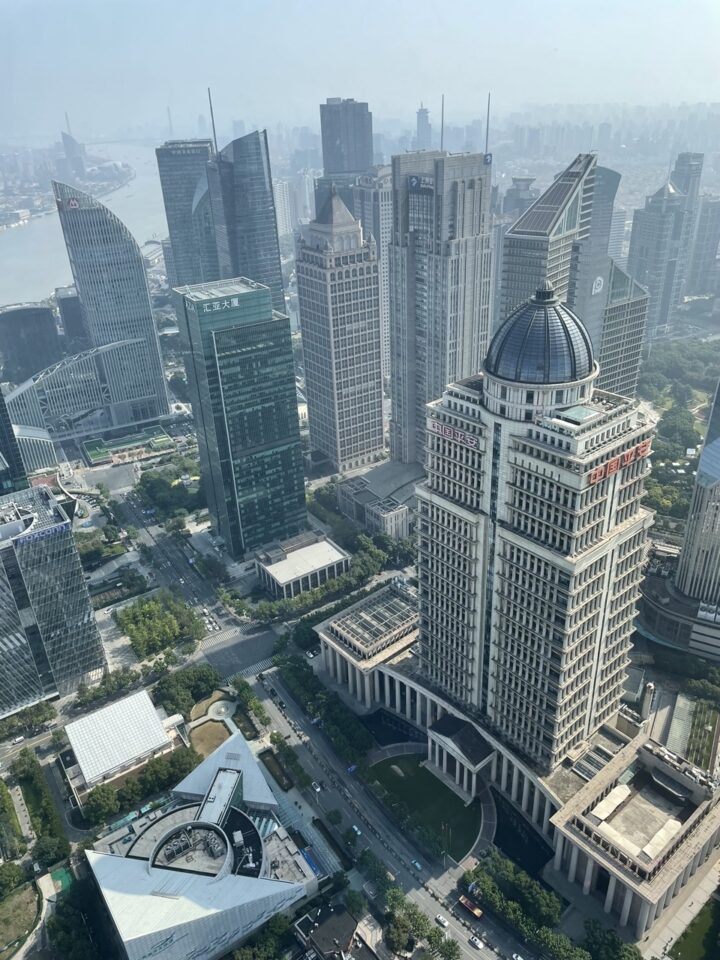 Shanghai from the top of the Oriental Pearl TV Tower